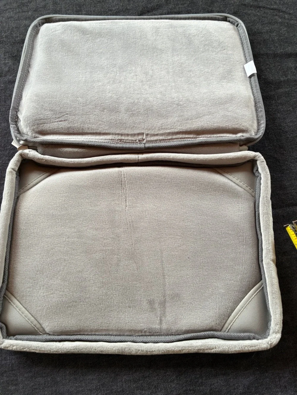MOSISO Light Grey Laptop Sleeve with Front Pocket - Slim Protective Case